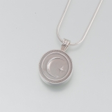 Sterling Silver Sun, Moon and Stars Pendant